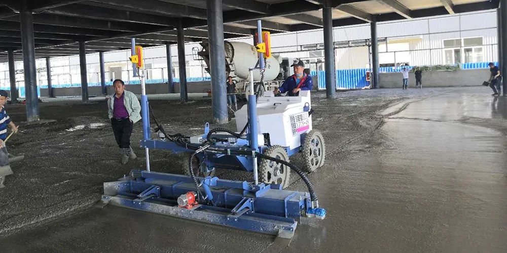 What are the market prospects & development trends of concrete laser leveling machines? 6 YZ28-4S construction site 8
