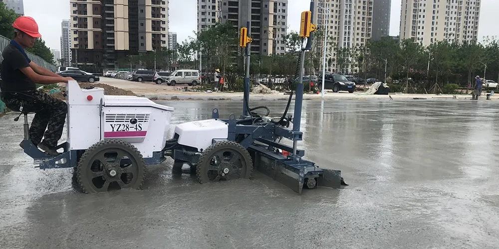 What are the market prospects & development trends of concrete laser leveling machines? 8 YZ28-4S construction site 10