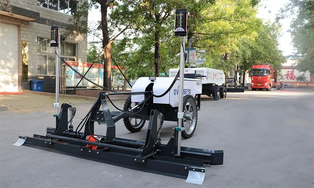 Construction conditions of concrete laser leveling machine under different environmental conditions 5 a