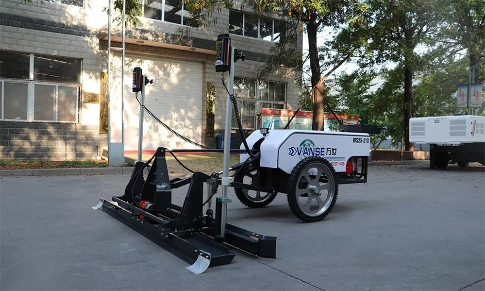 Construction conditions of concrete laser leveling machine under different environmental conditions 6 b