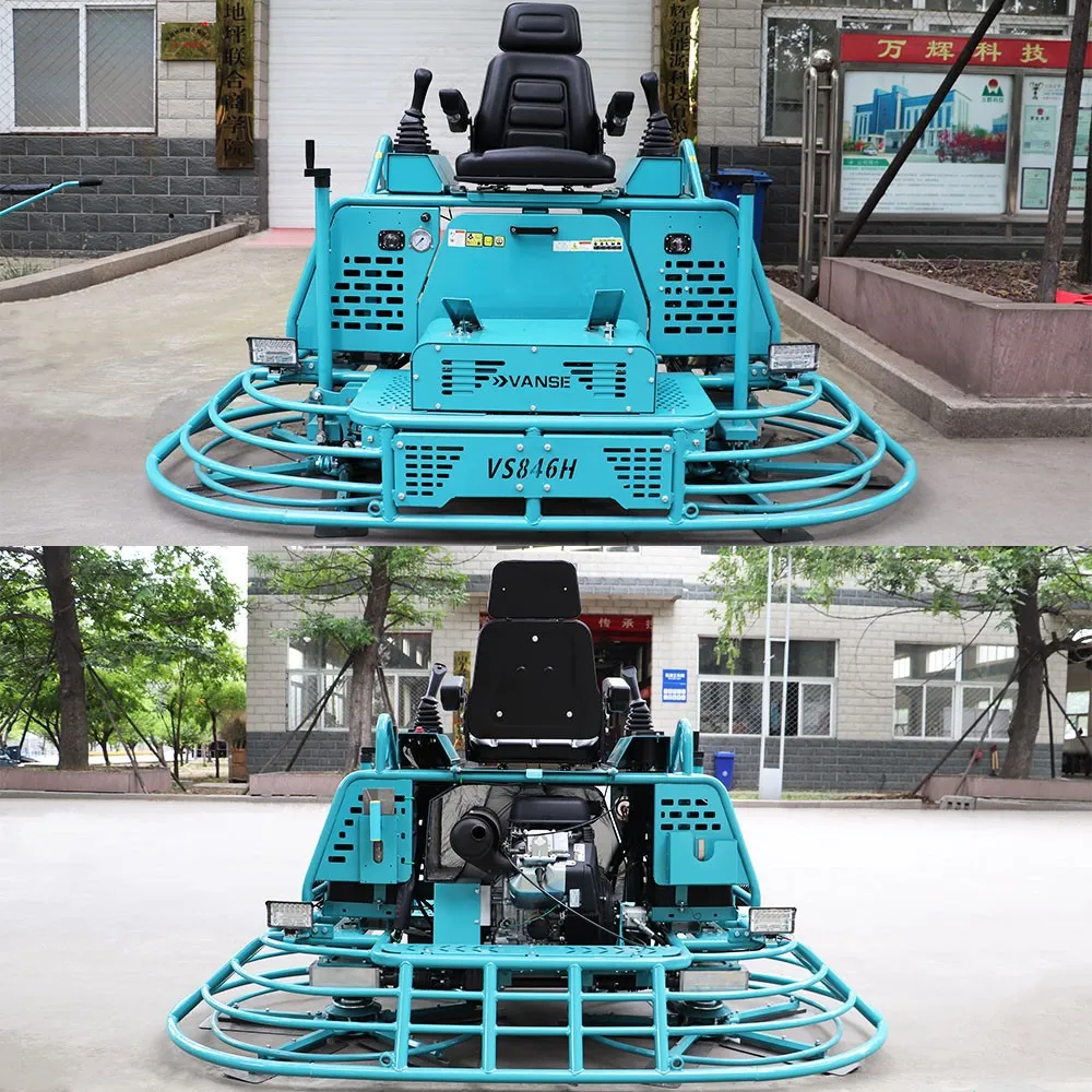 What occasions is the concrete troweling machine suitable for? 1 0-VS1046H 3