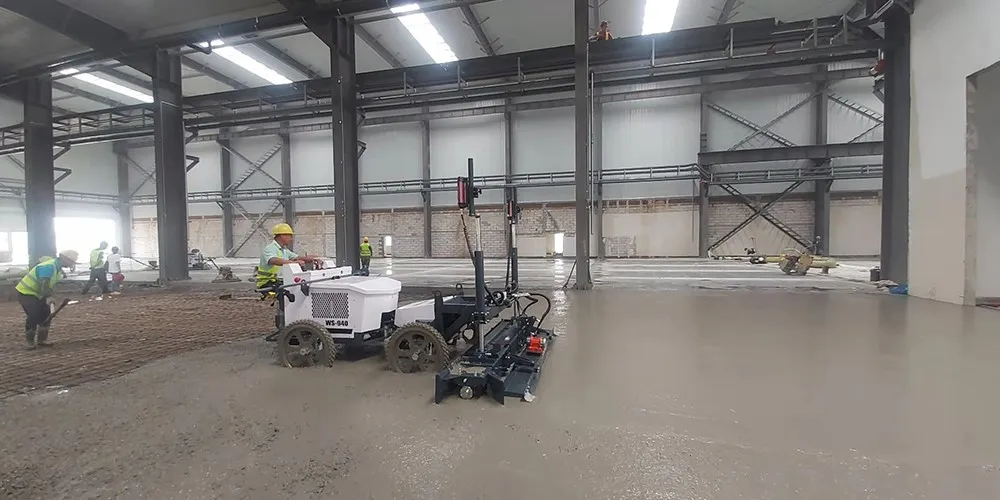 Concrete laser leveling machine: Save labor & money and shorten the construction period! 3 c