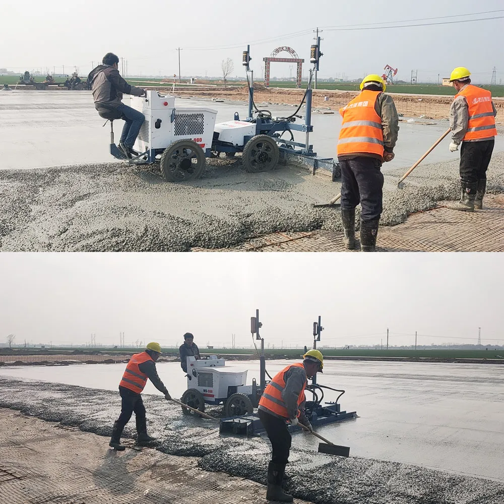 Explanation on the operation of small concrete laser leveling machine 2 info-1000-1000