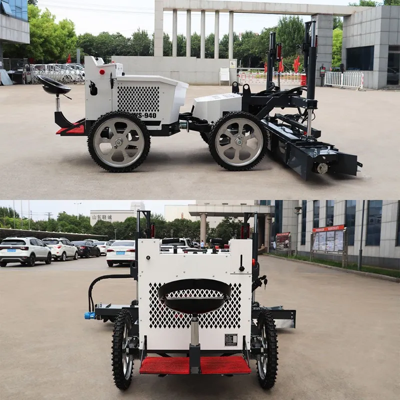 How does the concrete laser leveling machine ensure construction efficiency and quality? 3 WS-940 3