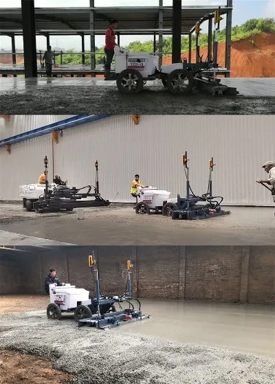 What safety precautions should be taken when maintaining the concrete laser leveling machine? 1 1
