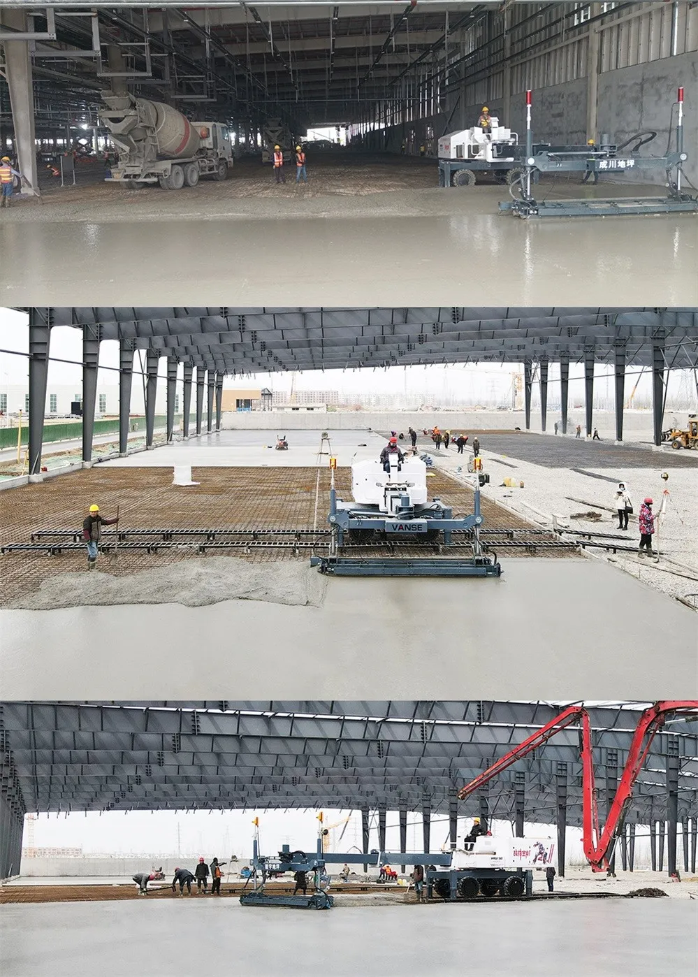What safety precautions should be taken when maintaining the concrete laser leveling machine? 3 3