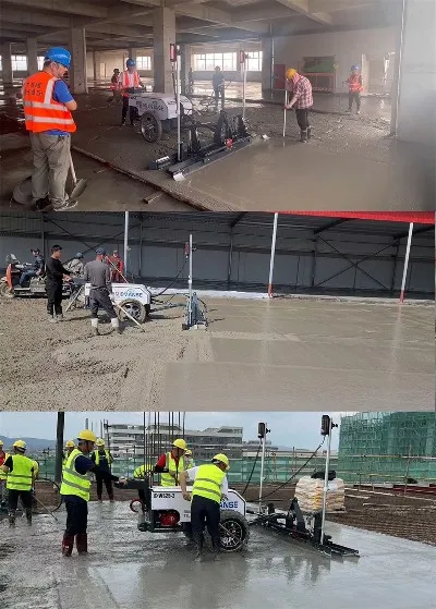 What safety precautions should be taken when maintaining the concrete laser leveling machine? 6 6