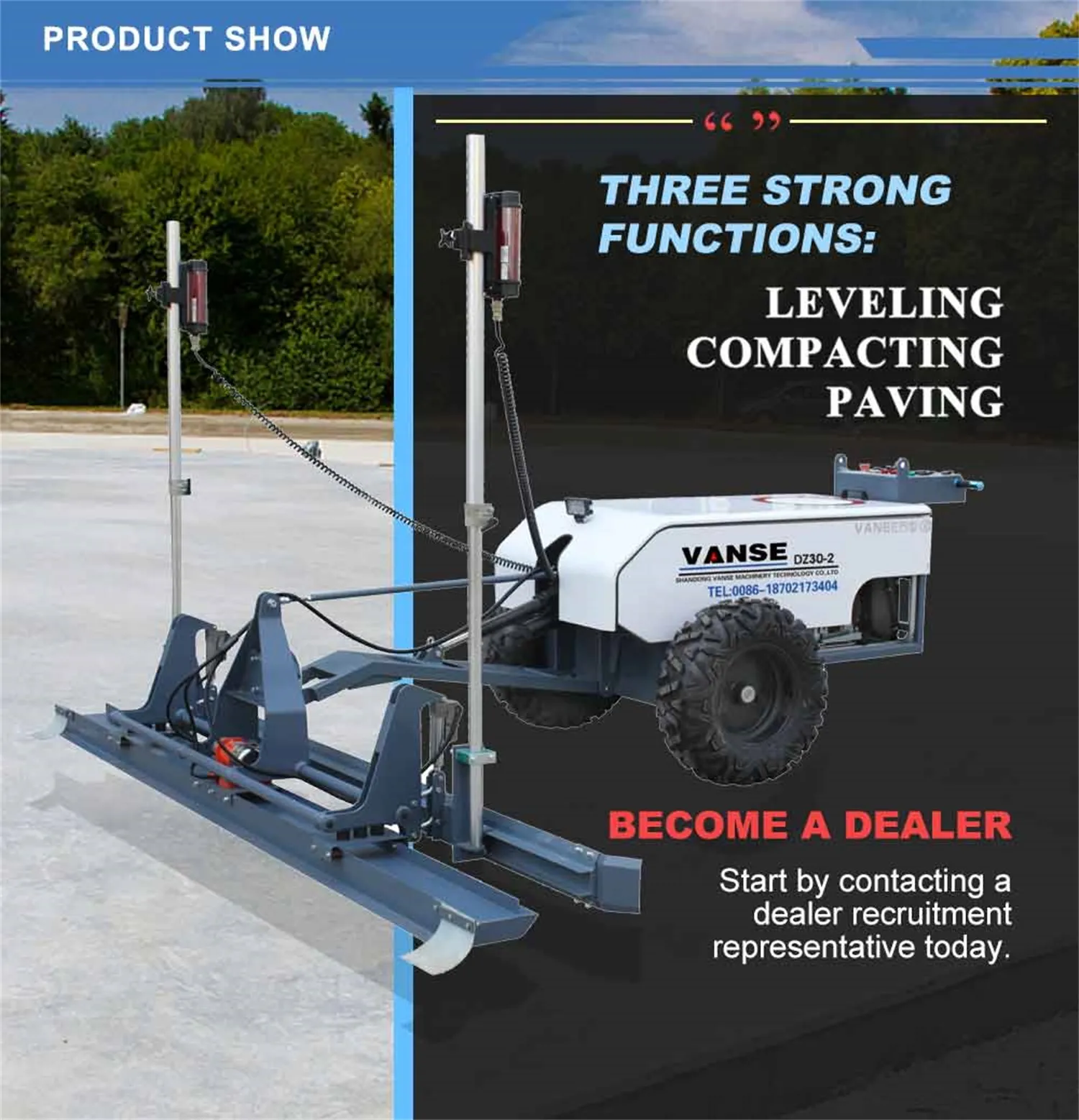 How to ensure the construction quality of laser leveling machine during construction? 1 DZ30-201