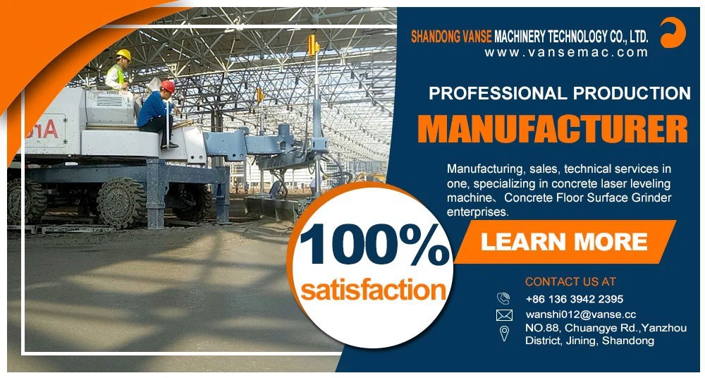 Vanse mechanical laser leveling machine serves overseas construction sites. 1 -3