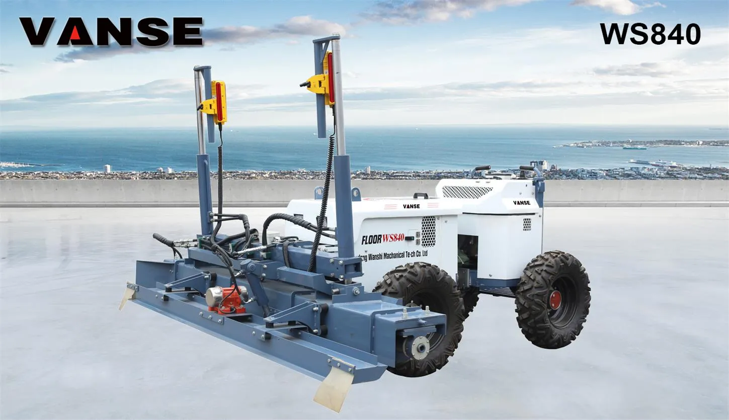 Do you know the importance of pre-sales and after-sales services for laser leveling machines? 1 VANSE WS840 concrete laser leveling machine -