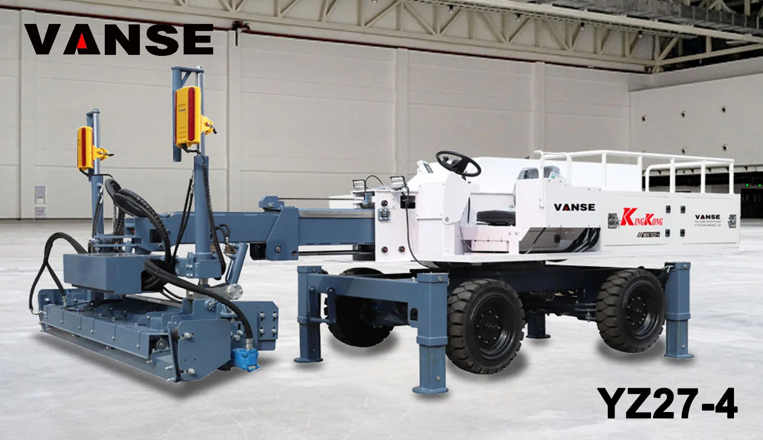 There are some particularities in replacing parts of concrete laser leveling machines. Are you familiar with the operating specifications? 1 VANSE-YZ27-4-concrete-laser-leveling-machine