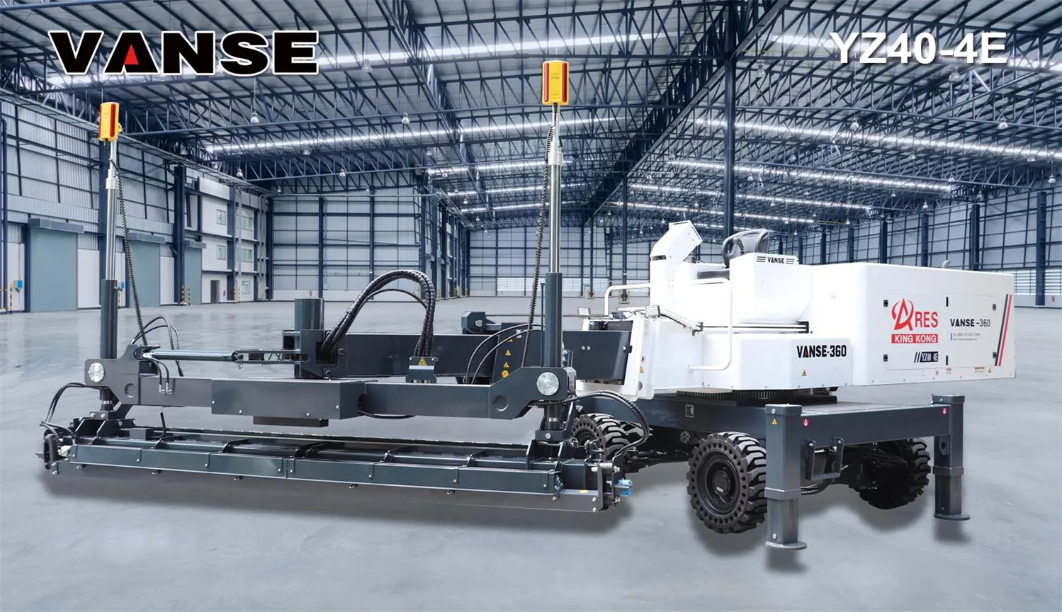 The importance of a commissioning process before using a laser leveling machine 1 VANSE-YZ40-4E-1 -