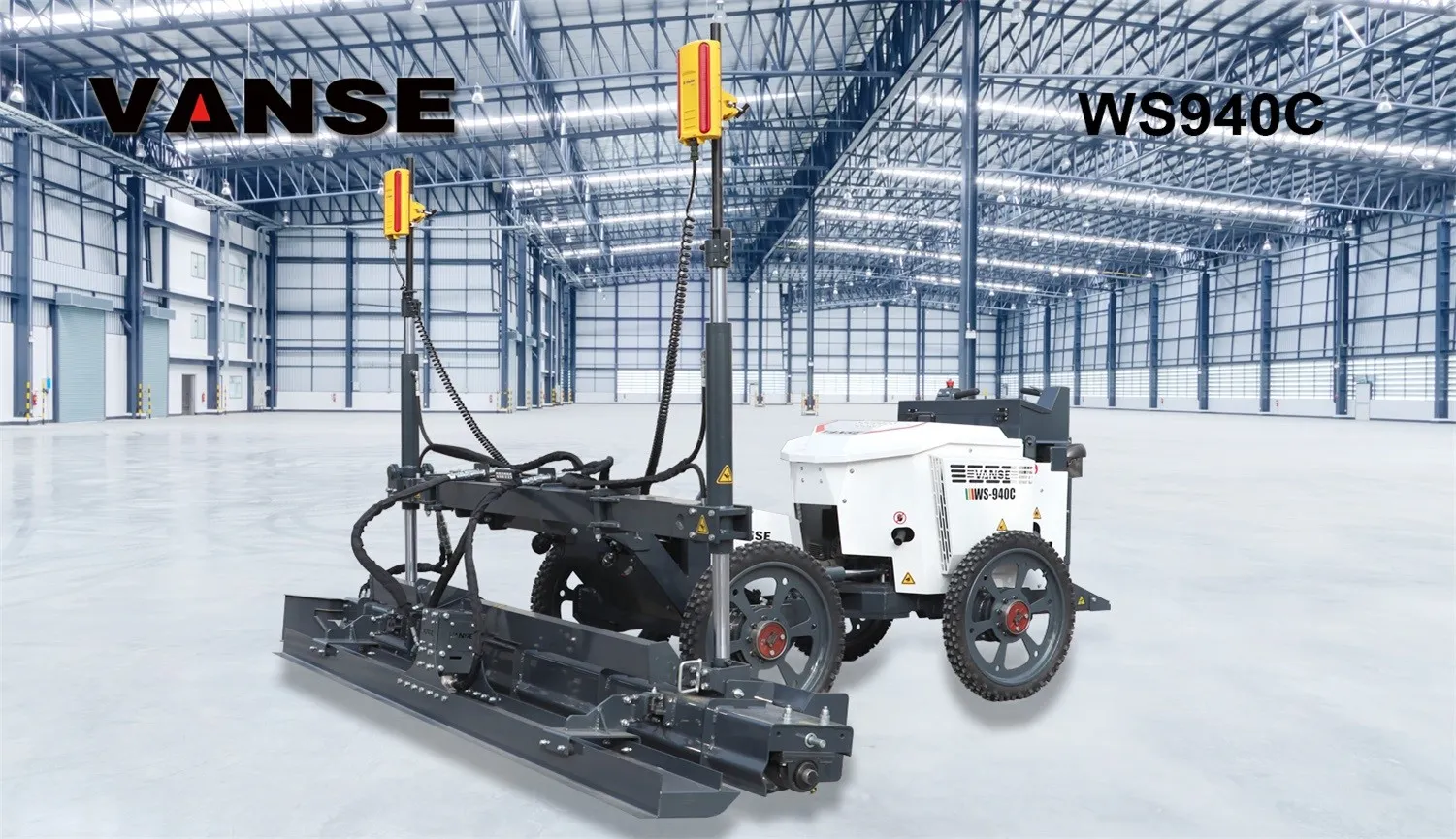 How to realize automatic operation of concrete laser leveling machine? 1 VANSE WS940C concrete laser leveling machine