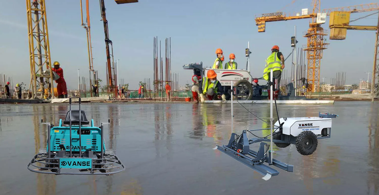 How to deal with the ground after the construction of a concrete laser leveler? 1 360-laser-level01
