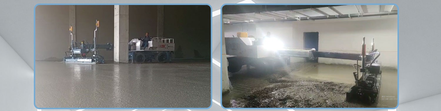 What are the precautions for daily maintenance and care of concrete laser leveling machines? 4 VANSE YZ27-4 construction site