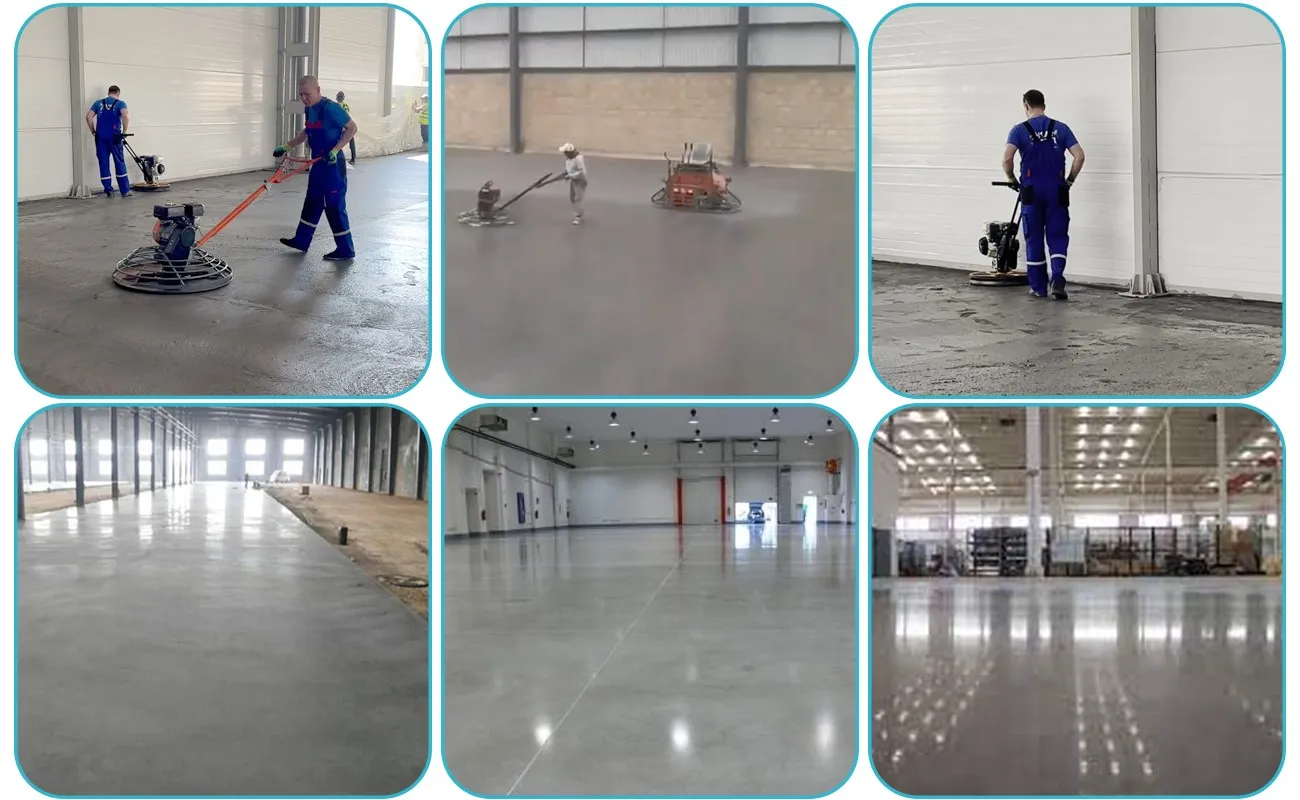 What effect will improper adjustment of the power trowel blade angle have on the concrete surface? 2 handed power trowel helicopter