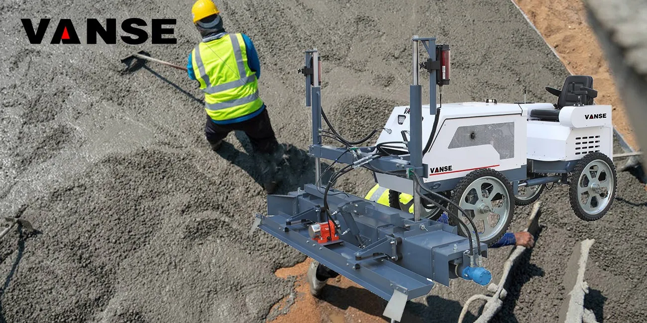 What are the methods to repair poor concrete pavement flatness? 1 YZ25-4 concrete laser floor leveling machine