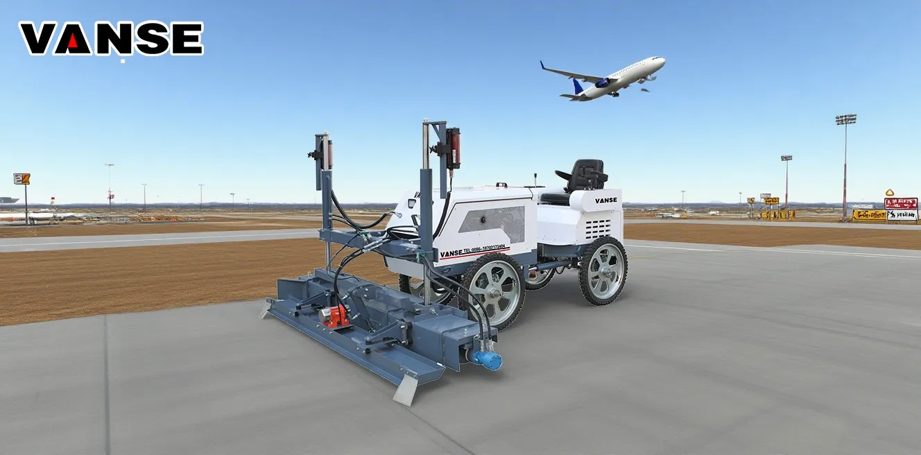 How to choose a concrete laser leveling machine suitable for your project 1 VANSE YZ25-4 concrete laser screed