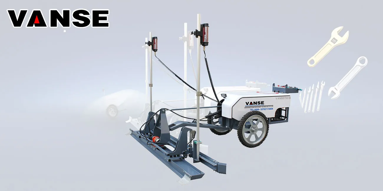 Common faults and solutions of the concrete laser leveling machine 1 Common faults and solutions of concrete laser leveling machines