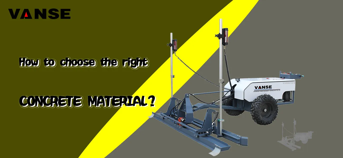 How to select the appropriate concrete material 1 How to select the appropriate concrete material