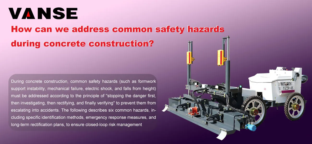 How can we address common safety hazards during concrete construction? 1 How can we address common safety hazards during concrete construction