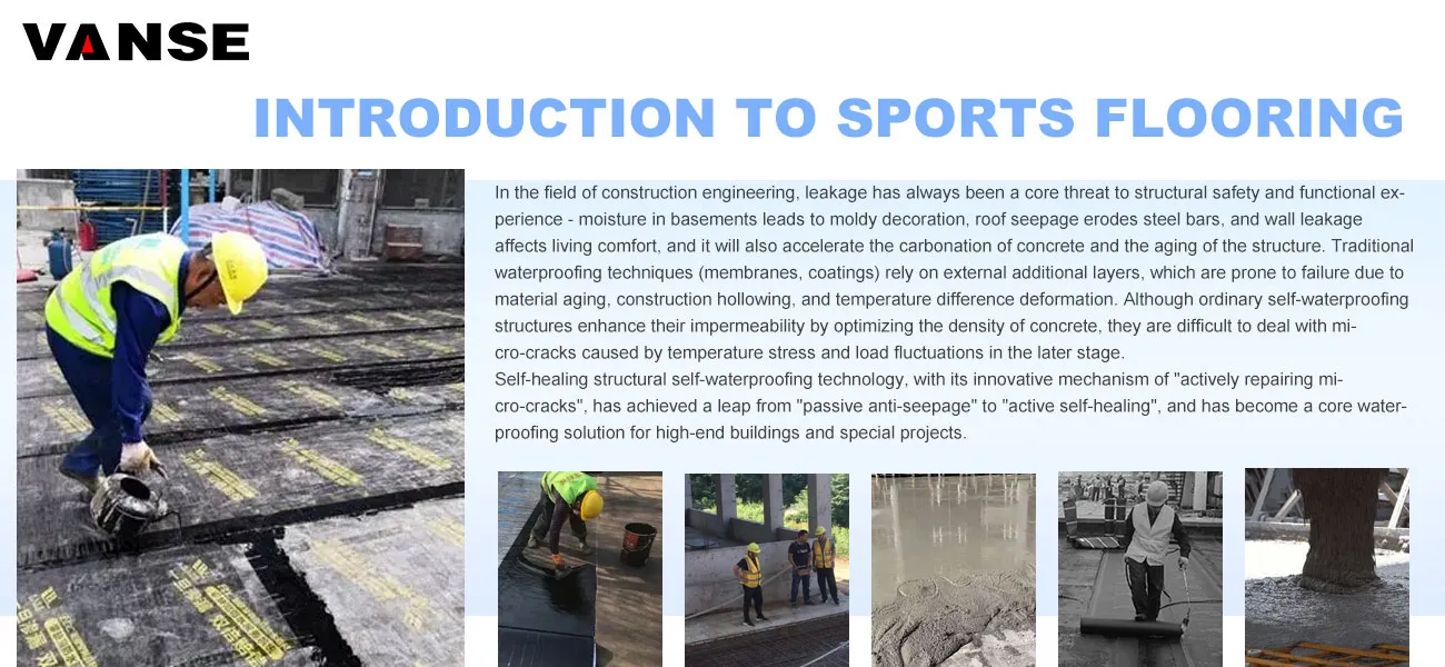 Self-healing structure is self-waterproof 1 Self-healing structure is self-waterproof
