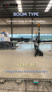 What are the tips for successfully using a concrete laser leveling over chaired reinforcement (rebar or wire mesh) without disrupting the subbase? 2 YZ40-4E