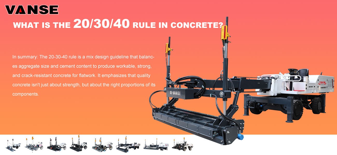 Know about the 20/30/40 rule in concrete 1 What is the 20/30/40 rule in concrete?