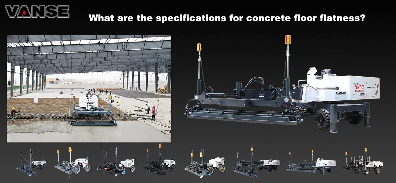 What are the specifications for concrete floor flatness? 1 What are the specifications for concrete floor flatness?