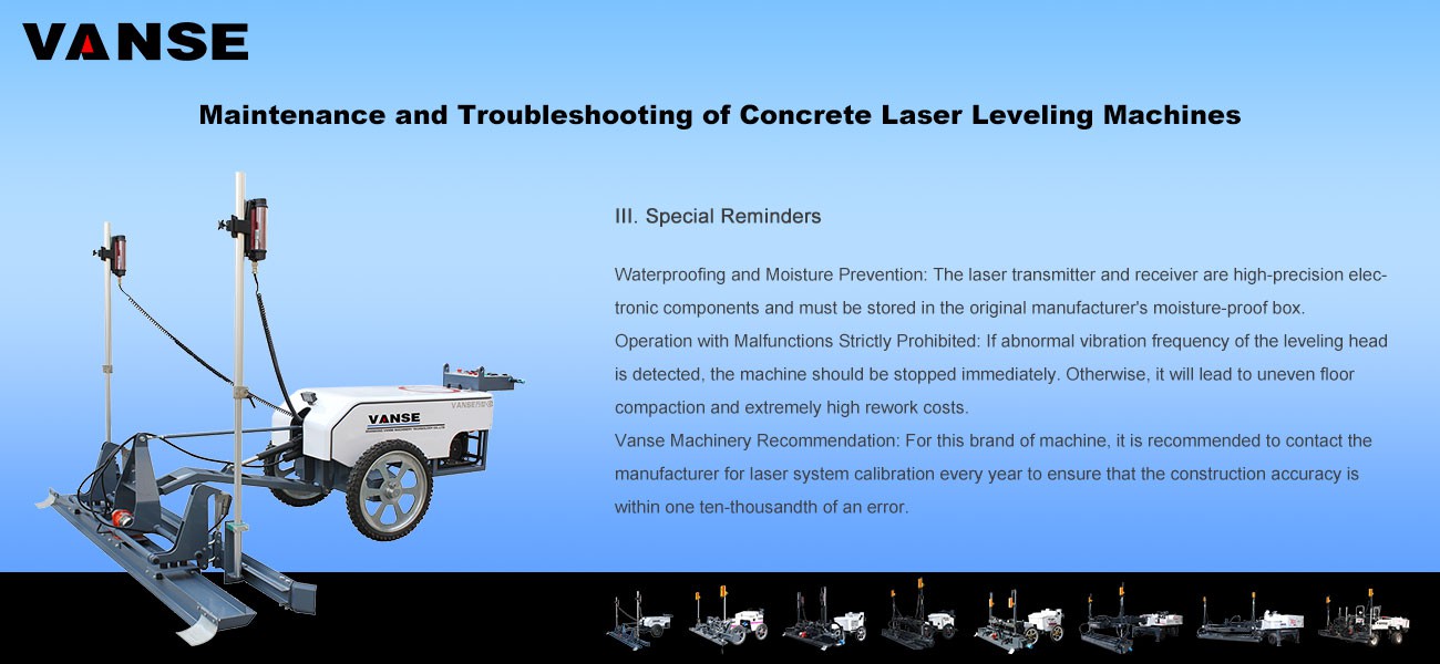 Maintenance and Troubleshooting of Concrete Laser Leveling Machines 1 Maintenance and Troubleshooting of Concrete Laser Leveling Machines