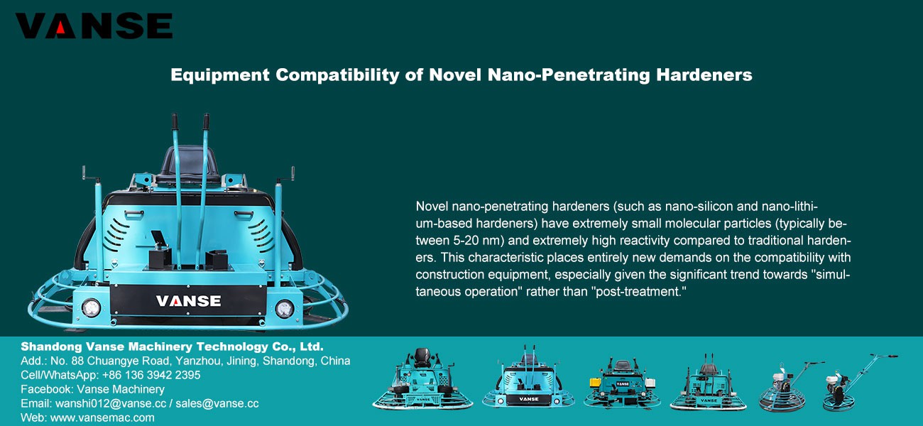 Equipment Compatibility of Novel Nano-Penetrating Hardeners 1 Equipment Compatibility of Novel Nano-Penetrating Hardeners