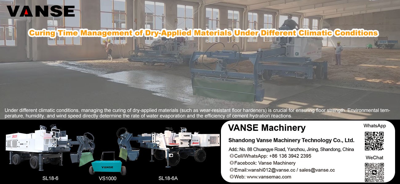 Curing Time Management of Dry-Applied Materials Under Different Climatic Conditions 1 Curing Time Management of Dry-Applied Materials Under Different Climatic Conditions