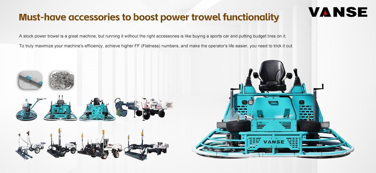 Must-have accessories to boost power trowel functionality
