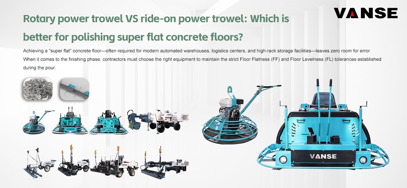 Rotary power trowel VS ride-on power trowel: Which is better for polishing super flat concrete floors? 1 Rotary power trowel vs ride-on power trowel Which is better for polishing super flat concrete floors 2