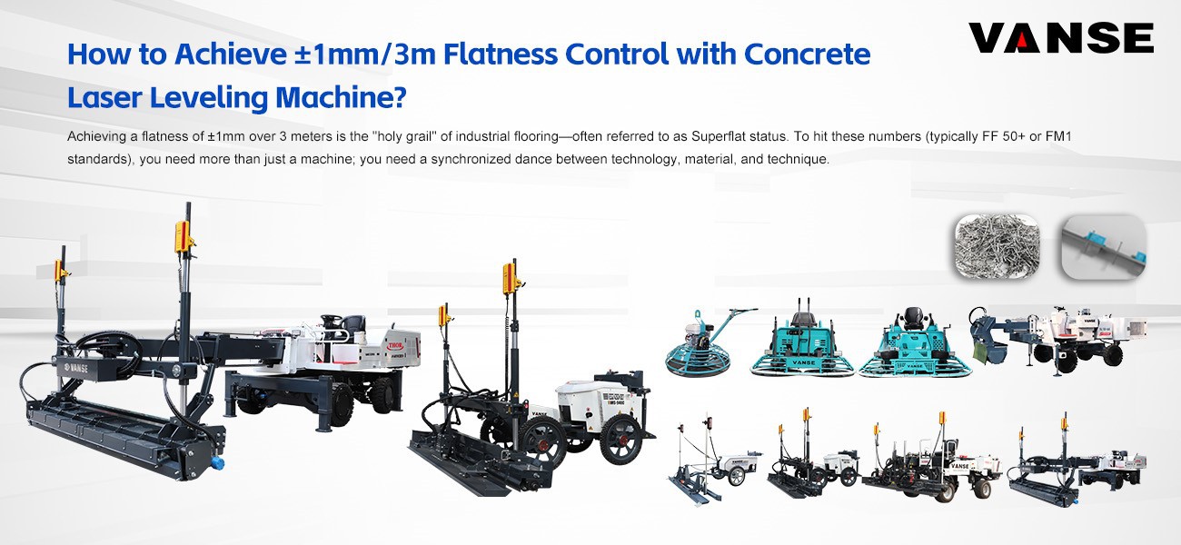 How to Achieve ±1mm/3m Flatness Control with Concrete Laser Leveling Machine? 1 How to Achieve ±1mm/3m Flatness Control with Concrete Laser Leveling Machine?