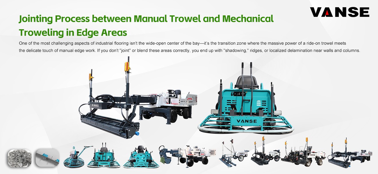 Jointing Process between Manual Trowel and Mechanical Troweling in Edge Areas 1 Jointing Process between Manual Trowel and Mechanical Troweling in Edge Areas