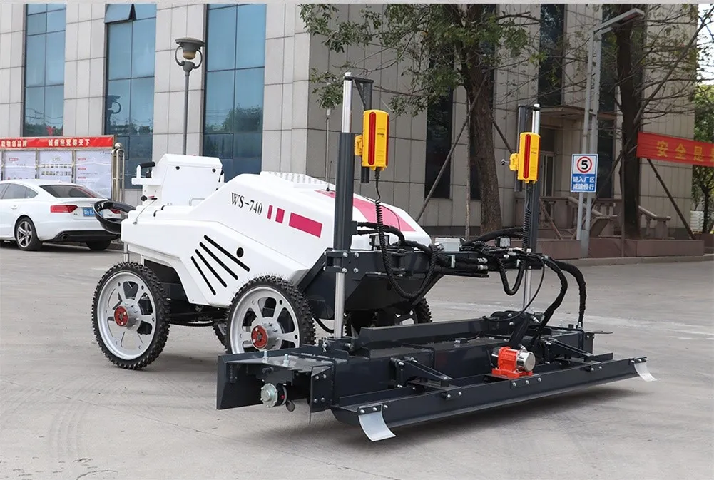 Laser leveling & paving large-area concrete floor one-time construction method 3 info-1001-673