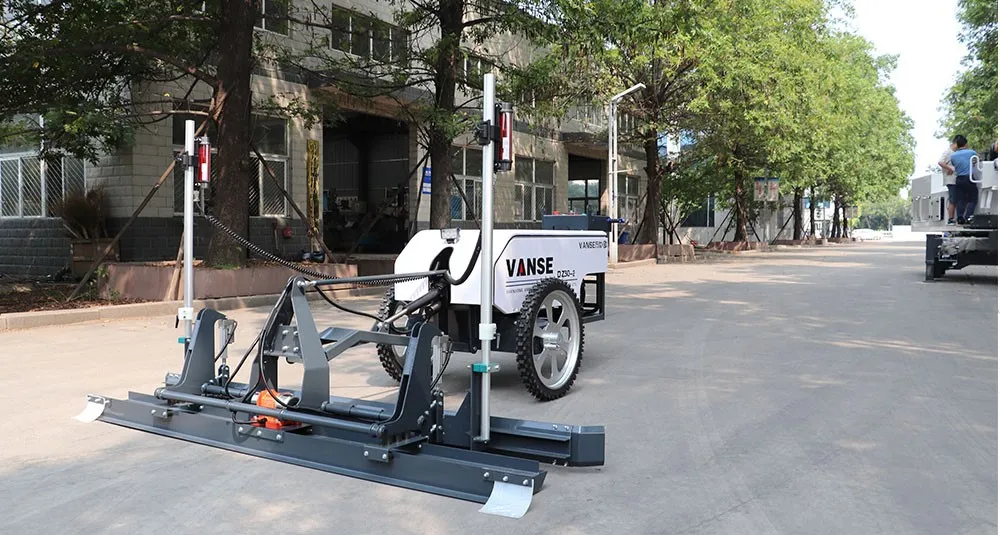 Large area concrete floor laser leveling machine and driving mechanical troweling construction 3 info-1000-535