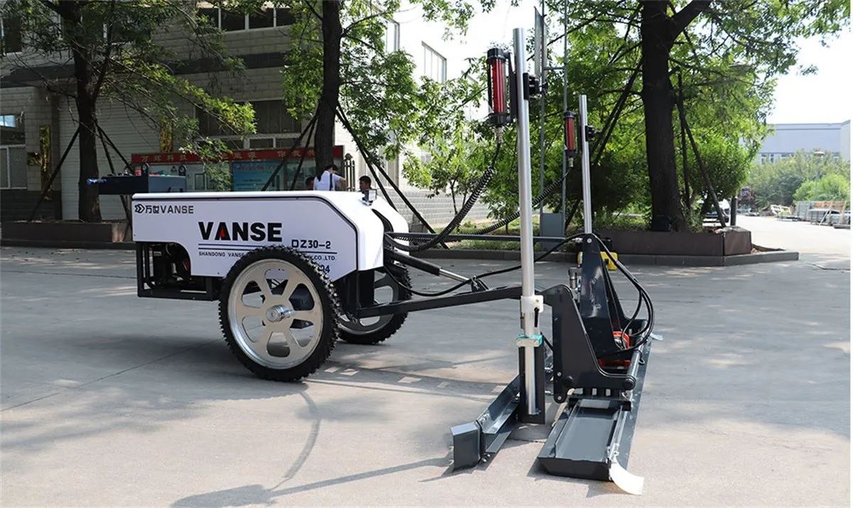 How does the concrete laser leveling machine ensure the work effect and quality during the leveling process? 4 info-1200-716