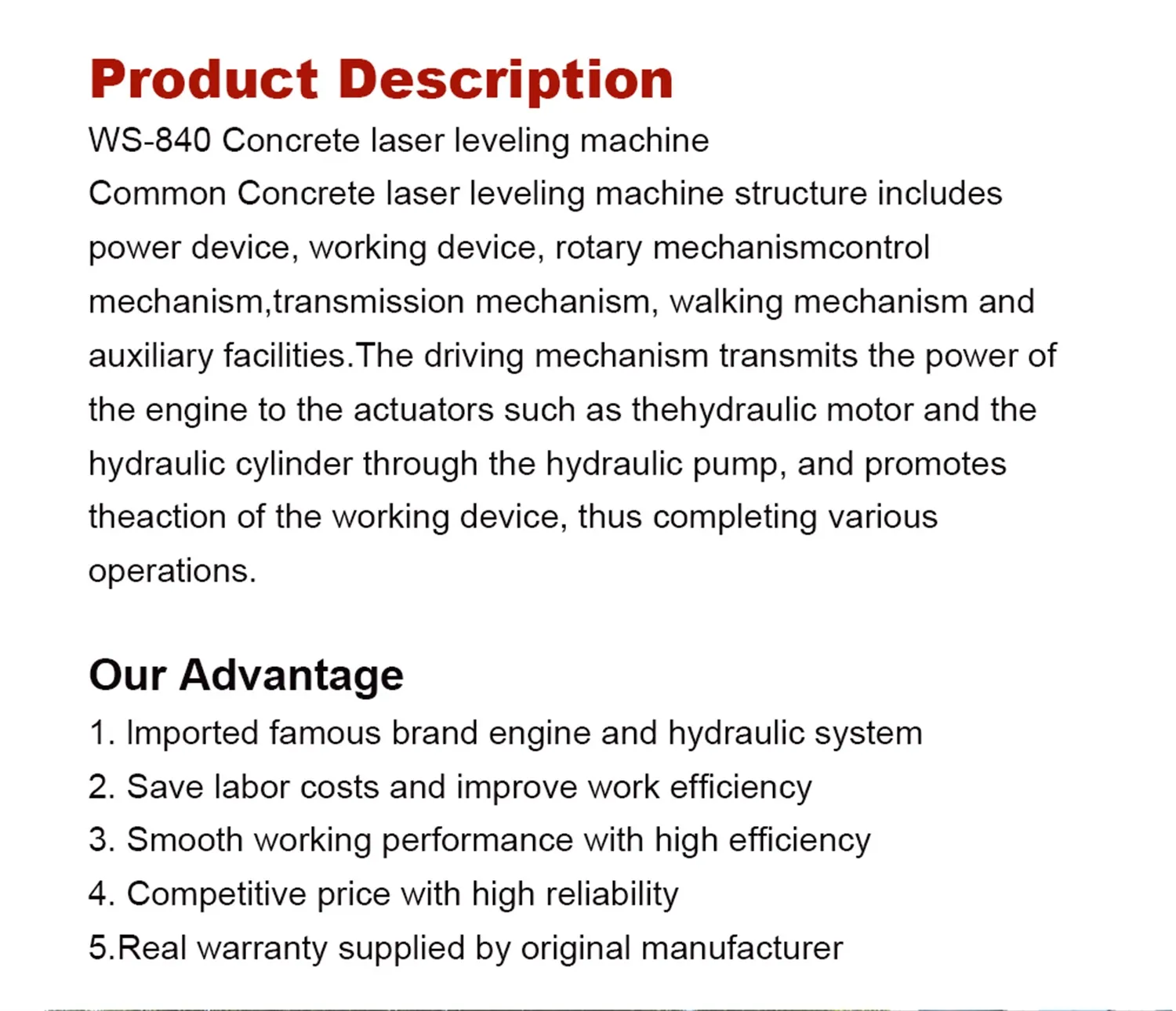 Laser leveling machine operation steps and slope adjustment 2 info-1500-1290