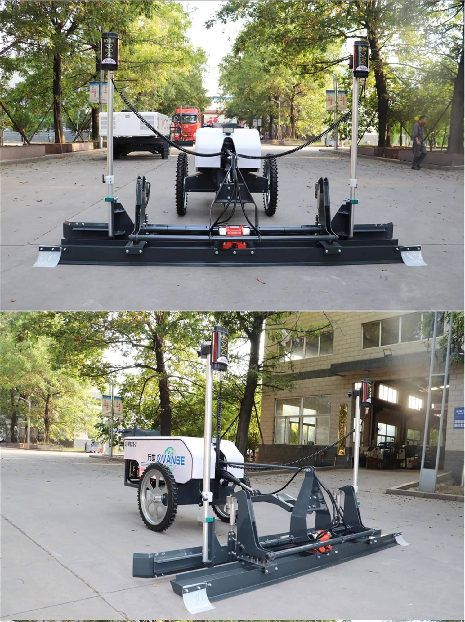 How does the concrete laser leveling machine improve the flatness of the floor? 2 info-1499-2005