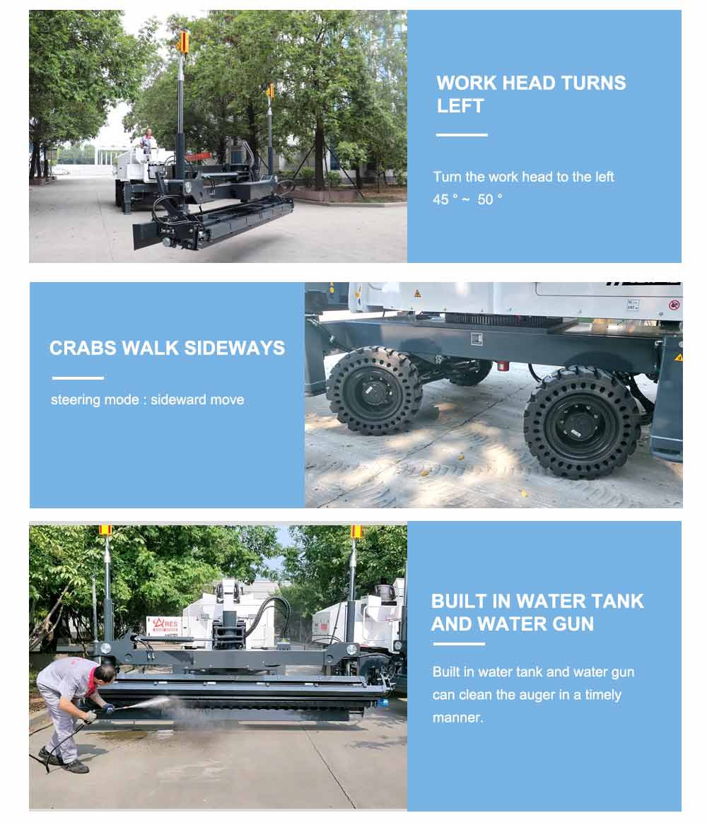 Flooring construction mainstay - telescopic arm type concrete laser leveling machine 5 info-1000-1167